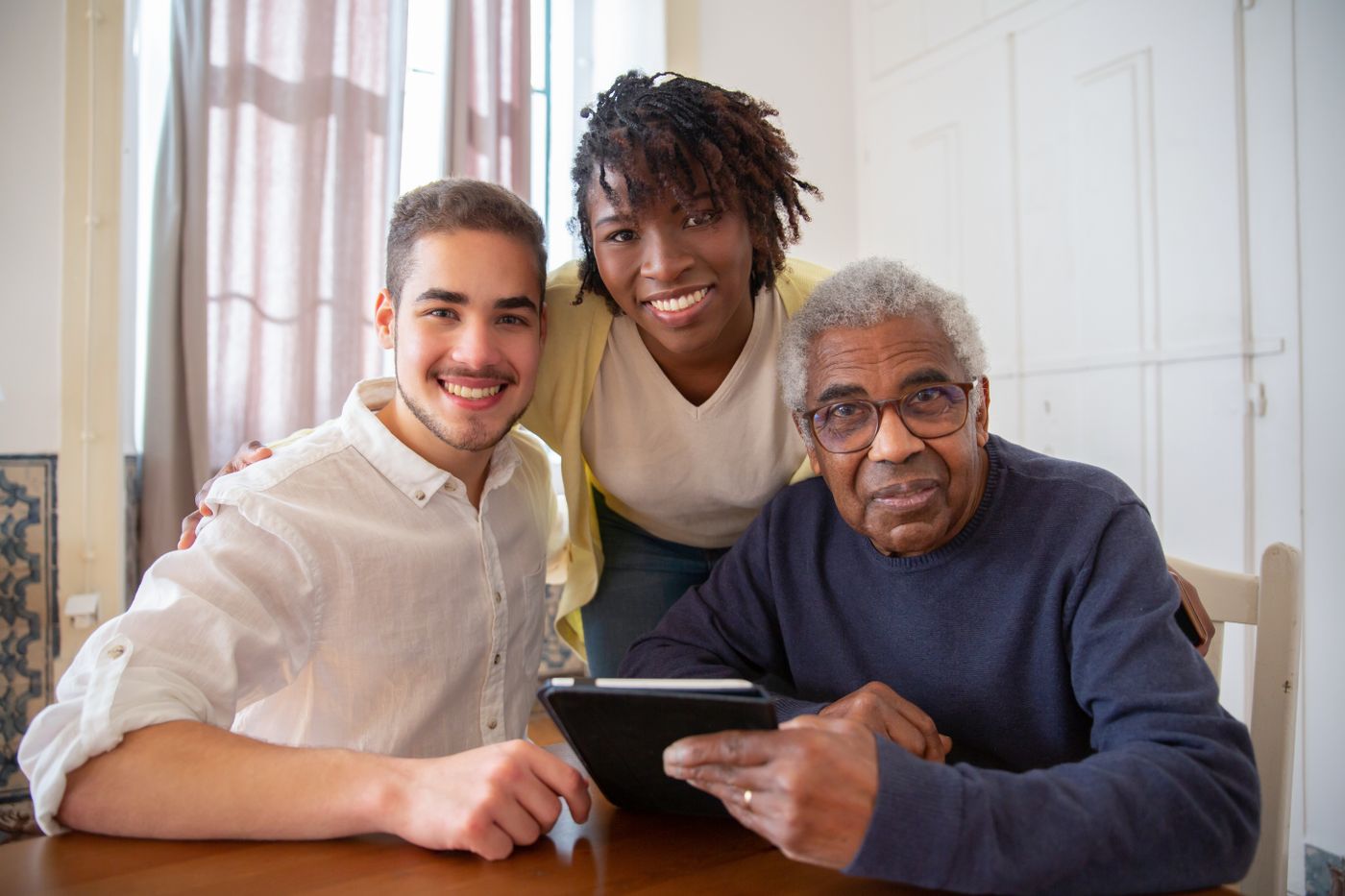 Family reviewing Medicare coverage options together